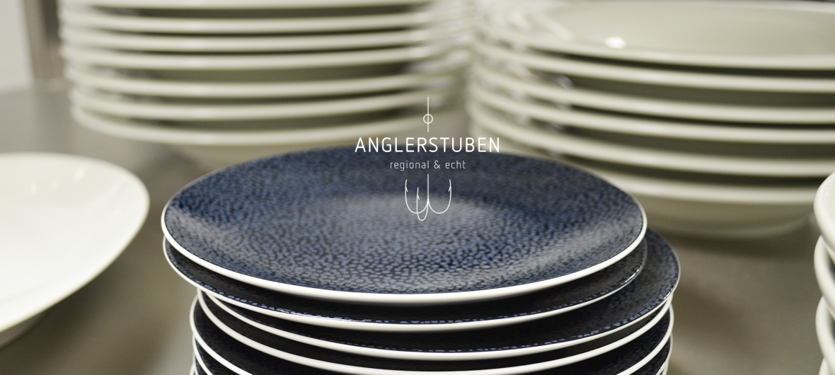 Titelbild des Restaurant Anglerstuben mit deren Tellern